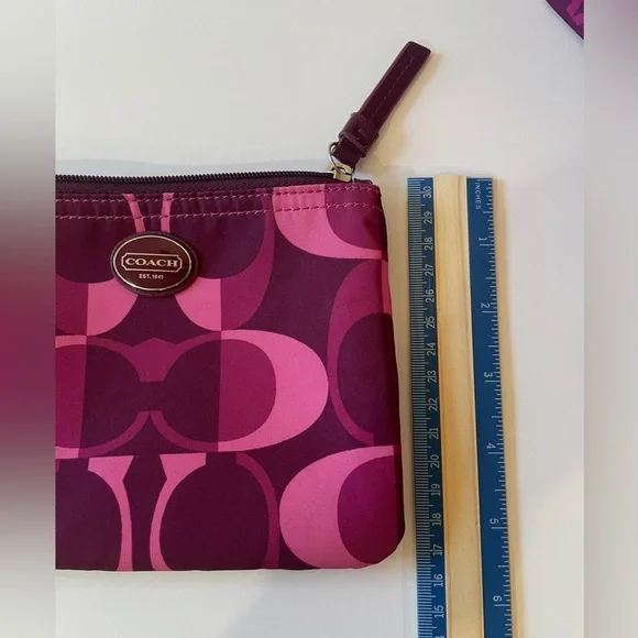 Coach Pink Tote and Pouch Set - Picture 15 of 16